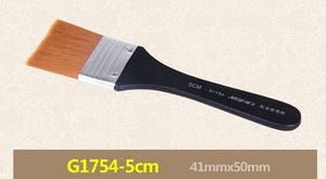 1 PC Watercolor Oil Paint brush Nylon Hair Wood Handle Painting Drawing Arcylic Brushes Art School Stationary Supplies 03180