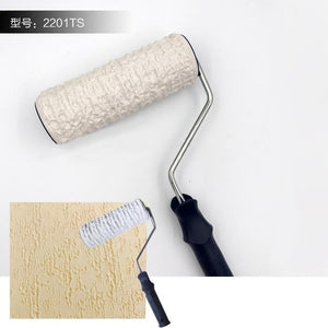1pc Patterned Paint Roller 8 Inch Decorative Tool Wall Painting Ink Roller Imitate Stone Draw Rubber DIY Construction Tools
