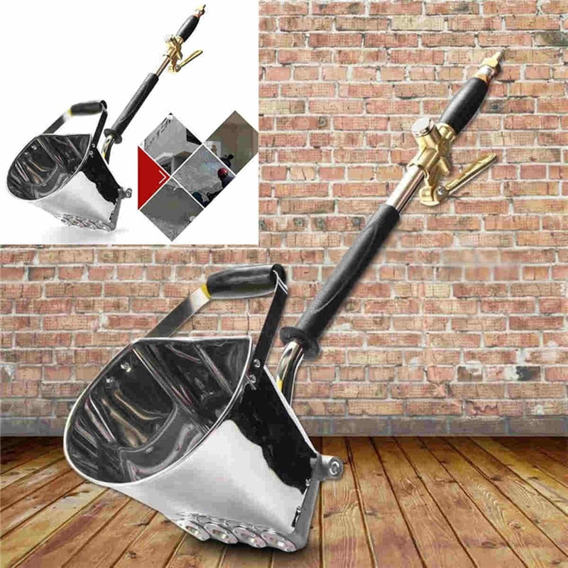 Fast Ship 4-5L Mortar Sprayer Wall Mortar Gun Stucco shovel Hopper Ladle Cement Spray Gun Air Stucco sprayer Plaster Hopper Gun