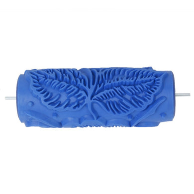 15cm blue floral pattern roller