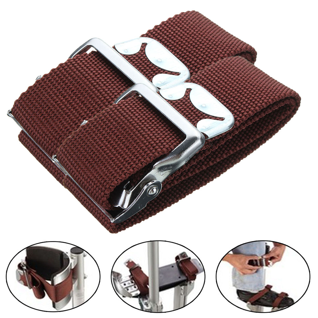 2pcs Dura-Stilt Foot Arch and Toe Strap Replacement Kit for Drywall Painting