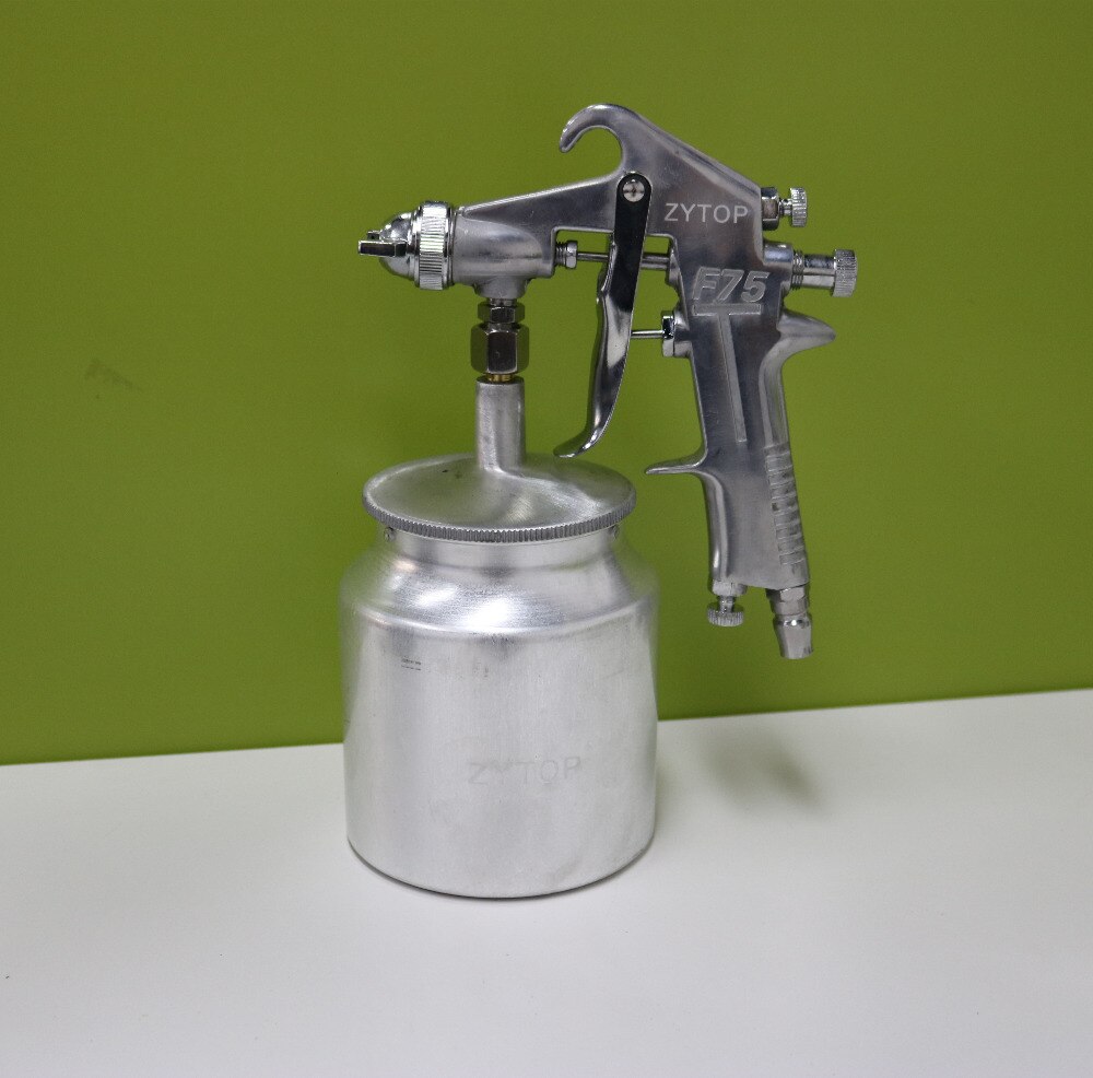 F75 400ML Pneumatic Spray Gun Airbrush Sprayer Alloy Painting Atomizer