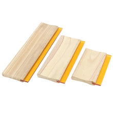 Load image into Gallery viewer, 3 Pcs Silk Screen Printing Squeegee Ink Scaper Scratch Board Tools 16cm 24cm 33cm