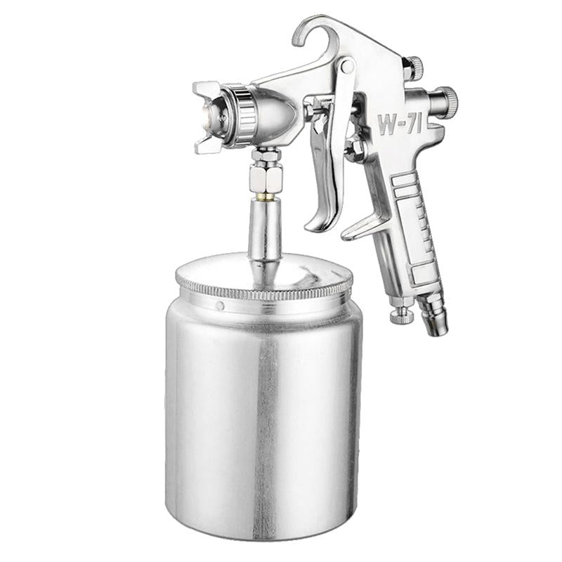 Suction Feed Air Spray Paint Gun 1.5mm Stainless Nozzle Airbrush Painting Tool for Furniture Painting Hand Held Paint Sprayer