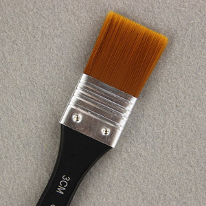 7 Styles Watercolor Oil Art Paint Brush Nylon Hair Painting Art Brush Easy To Clean Wooden Cleaning Brush 1pcs