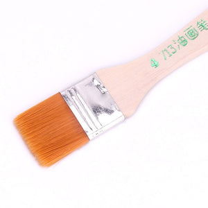 1-6# Nylon Hair Wooden Handle Watercolor Paint Brush Pen for Learning Oil Acrylic Painting Art Paint Brushes Supplies