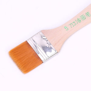 1-6# Nylon Hair Wooden Handle Watercolor Paint Brush Pen for Learning Oil Acrylic Painting Art Paint Brushes Supplies